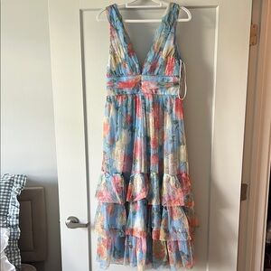 Floral Multicolor Maxi Dress